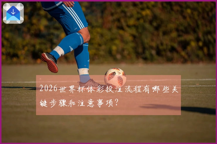 2026世界杯体彩投注流程有哪些关键步骤和注意事项？